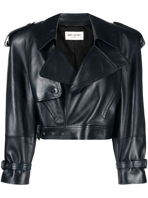 ysl burgundy leather jacket|Altro.